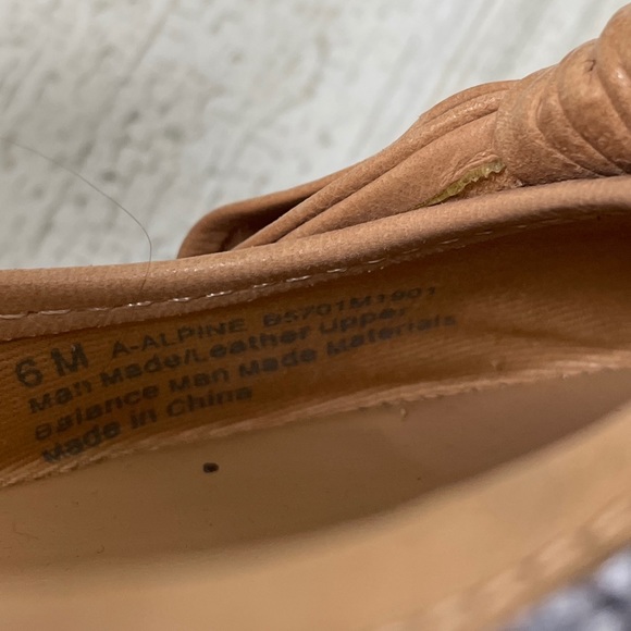 Franco Sarto Artisan glitter leather bow flats - Picture 7 of 9